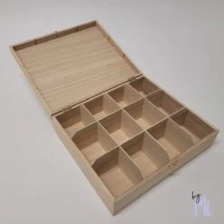 Bymi | Theedoos 12 Vaks | Opdruk But First Tea | Housewarming | Uitzet | Cadeau Voor Haar -Thee Promotie Winkel 1200x1200 195