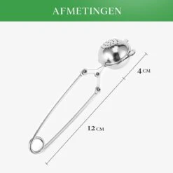 Theezeef Met Handvat Inclusief Lekplaatje - Set Van 3 Stuks - Thee Ei Voor Losse Thee - Theefilter Voor Losse Thee - Thee Infuser -Thee Promotie Winkel 1200x1200 271