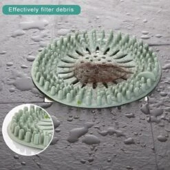 WiseGoods - Haarstopper - Haarvanger - Douche Zeef - Douche Filter - Haarfilter - Douche Afvoer - Siliconen - Blauw -Thee Promotie Winkel 1200x1200 280