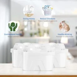 Aigostar Waterfilterpatronen Pure - 3 Stuks - Waterfilter - Filterpatronen - Brita Maxtra+ Compatible -Thee Promotie Winkel 1200x1200 300