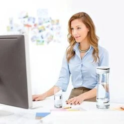 BRITA - Fill&Serve Waterfilterkaraf - 1,3L - Wit Grafiet - Inclusief 1 MicroDisc Waterfilter -Thee Promotie Winkel 1200x1200 312