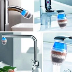 Waterfilter Voor Op De Kraan - 2 Stuks - Zuiver Water - Waterontkalker - Waterzuivering - Kraanfilter - Waterontharder - Blauw -Thee Promotie Winkel 1200x1200 328