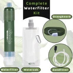 Waterfilter Steddy Pro - Survival Bushcraft Kit - Noodpakket - Waterzuivering - Water Filter Kraan - Outdoor -Thee Promotie Winkel 1200x1200 358