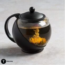 Tolussa Premium Theepot Glas Met Filter - 1.25L - Zwart - Isolerend - Lekt Niet -Thee Promotie Winkel 1200x1200 36