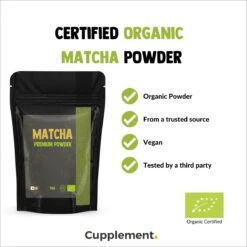 Cupplement | Premium Matcha 90 Gram | Biologisch | Gratis Verzending | Hoogste Kwaliteit Groene Thee Poeder -Thee Promotie Winkel 1200x1200 478