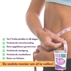 TeaTox™ 28 Dagen Afvallen Detox - Thee - Detox + E-book 30 Recepten -Thee Promotie Winkel 1200x1200 503