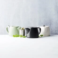 Point-Virgule - Theepot Met Thee Infuser - Mat - Gebroken Wit - 500ml -Thee Promotie Winkel 1200x1200 52