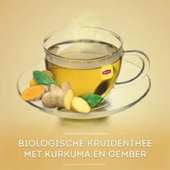Lipton Turmeric & Ginger Kruidenthee, Met De Vurige, Verwarmende Smaak Van Gember En Kurkuma - 4 X 20 Zakjes - PL-EKO-03 -Thee Promotie Winkel 1200x1200 549