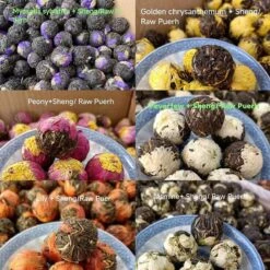 Cadeauset Pu-erh Thee Met Bloemen | 18 X 8 Gram Thee | Voor 18 Liter -Thee Promotie Winkel 1200x1200 561