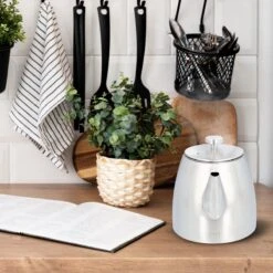 Vaja® Theepot Camille Met Filter - Zilver - 1.0L - RVS Dubbelwandig - Theekan -Thee Promotie Winkel 1200x1200 57