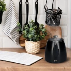 Vaja® Camille Theepot Zwart Met Filter - 1 Liter - RVS - Dubbelwanding -Thee Promotie Winkel 1200x1200 65