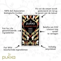 Pukka Original Chai Thee, Met Kaneel, Gember En Kardemom - 4 X 20 Zakjes - GB-BIO-05 -Thee Promotie Winkel 1200x1200 676