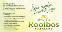 Bosveld Thee - Rooibos - Teesakkies - 6 X 200gr (480 ZAKJES) -Thee Promotie Winkel 1200x629