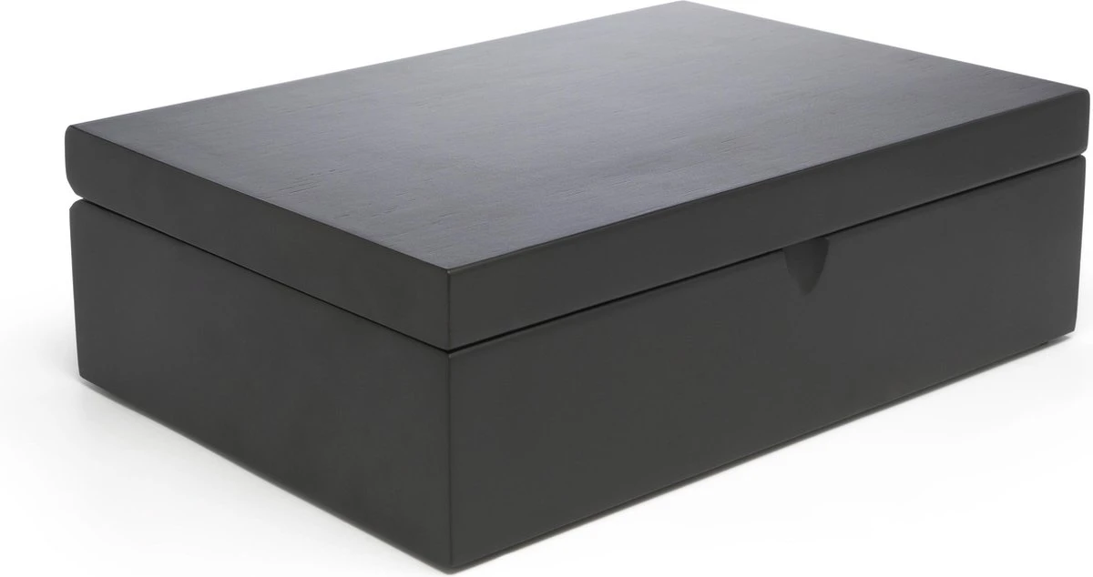 Bredemeijer - Theedoos 6 Blikjes Zwart 2 Bredemeijer - Theedoos 6 Blikjes Zwart - Afbeelding 2