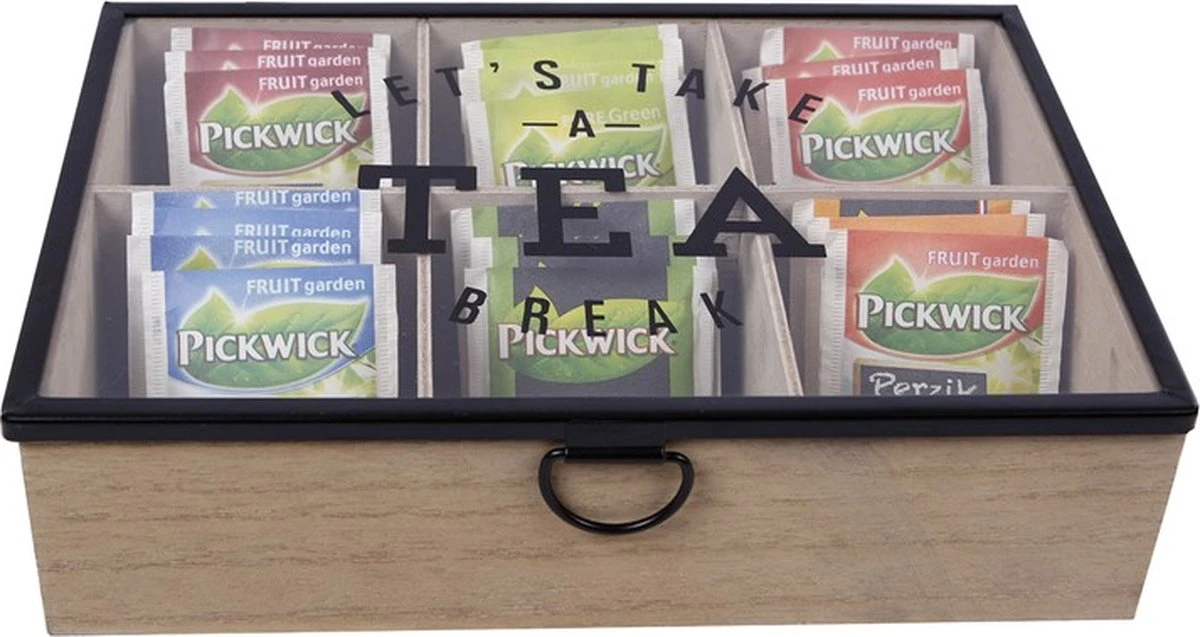 Merkloos Theedoos Let´s Take A Break 1 Merkloos Theedoos Let´s Take A Break