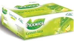 Pickwick Drank: Theezakje 2 Gr Groene Thee Lemon Pk 100 -Thee Promotie Winkel 1200x659 1