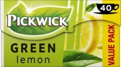 Pickwick Lemon Groene Thee Voordeelverpakking - 6 X 40 Zakjes -Thee Promotie Winkel 1200x672 3