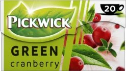 Pickwick Cranberry Groene Thee - 12 X 20 Zakjes -Thee Promotie Winkel 1200x675 5