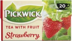 Pickwick Aardbei Fruit Thee - 12 X 20 Zakjes -Thee Promotie Winkel 1200x677
