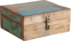 Raw Materials Scrapwood Theedoos – 6 Vakken – Gerecycled Hout