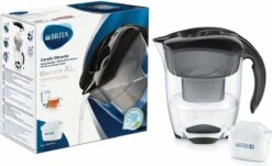 BRITA - Waterfilterkan Elemaris - Zwart - 3,5L - Inclusief 1 Maxtra+ Waterfilterpatroon -Thee Promotie Winkel 1200x735