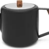 Bredemeijer - Theepot Duet Design Boston 1,1L Mat Zwart- Dubbelwandig