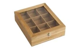Bredemeijer - Theedoos 9-vaks Venster Bamboe Natural 11 Bredemeijer - Theedoos 9-vaks Venster Bamboe Natural -Thee Promotie Winkel 1200x798 2