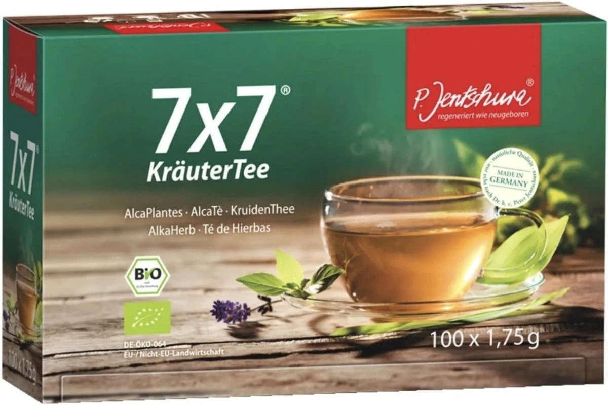 P Jentschura 7x7 Thee 100 Zakjes 1 P Jentschura 7x7 Thee 100 Zakjes