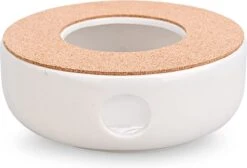 ConBlom Keramische Theepot, Warmer, Theewarmer, Koffiewarmer, Stoofje, Met Kurk-stoofje, Theepot Basis, Theefornuis, Melkwarmer Voor Thuis, Café, Theemelk (zonder Kaars En Theepot) -Thee Promotie Winkel 1200x814 1