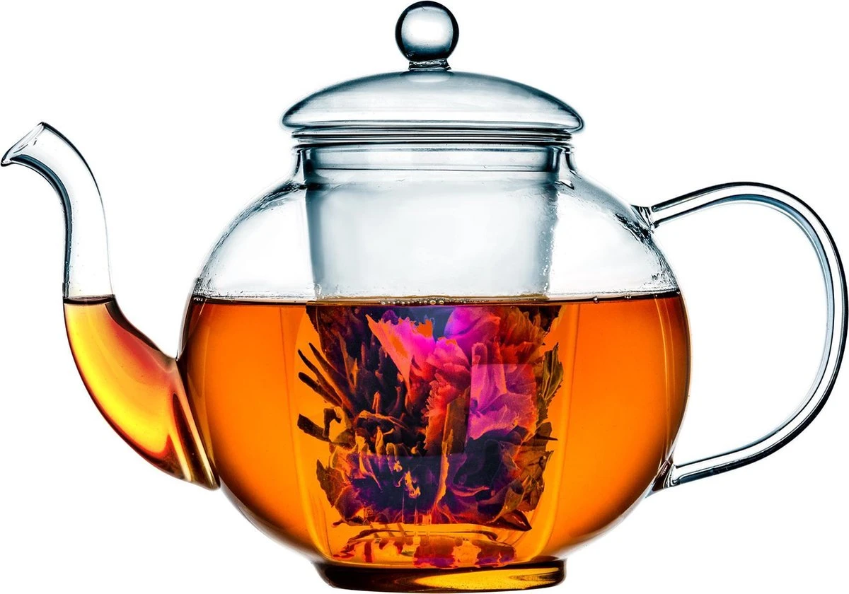 Bredemeijer - Theepot Verona 1,5L Enkelwandig Glas 1 Bredemeijer - Theepot Verona 1,5L Enkelwandig Glas