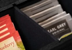 Theedoos Zwart 9-vaks - Met Fluweel - 23 X 23 Cm -Thee Promotie Winkel 1200x840 7