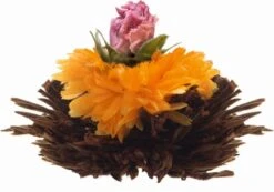 Creano Geschenkset Theebloemen (6 Stuks) En Glazen Theekan -Thee Promotie Winkel 1200x841 1
