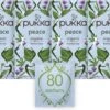 Pukka Peace Thee, Met Kamille, Munt, Ashwagandawortel En Granulen Van Hennepzaadolie - 4 X 20 Zakjes - GB-BIO-05