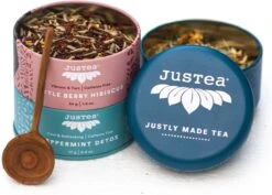 Mixverpakking-Justea-Kruidenthee-Biologisch-Losse Thee-Yoga -Thee Promotie Winkel 1200x860