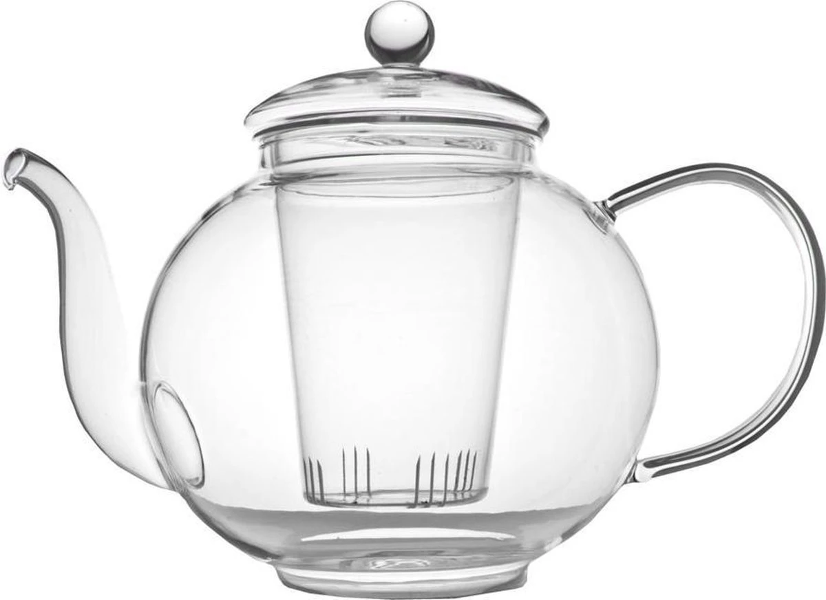 Bredemeijer - Theepot Verona 1,5L Enkelwandig Glas 2 Bredemeijer - Theepot Verona 1,5L Enkelwandig Glas - Afbeelding 2