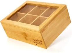 Bambuswald© Houten Theedoos Met 6 Vakken Gemaakt Van 100% Duurzame Bamboe 19 Bambuswald© Houten Theedoos Met 6 Vakken Gemaakt Van 100% Duurzame Bamboe -Thee Promotie Winkel 1200x888