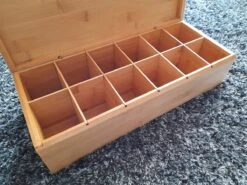 Theedoos Bamboe - Thee - 12 Vaks 13 Theedoos Bamboe - Thee - 12 Vaks -Thee Promotie Winkel 1200x900 33