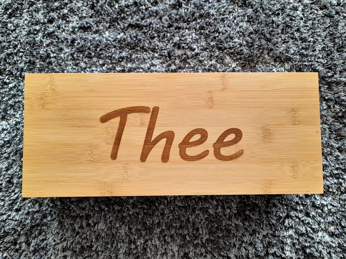 Theedoos Bamboe - Thee - 12 Vaks 8 Theedoos Bamboe - Thee - 12 Vaks - Afbeelding 8