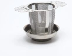 Merkloos ARELO Theezeef Met Uitlekschaaltje - RVS - 2 Stuks -Thee Promotie Winkel 1200x923 1