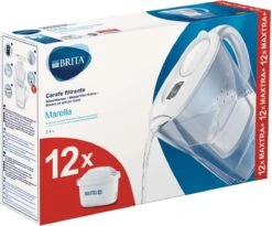 BRITA - Waterfilterkan Marella Cool - Wit - 2,4L + 12 MAXTRA+ Waterfilterpatronen -Thee Promotie Winkel 1200x996 2