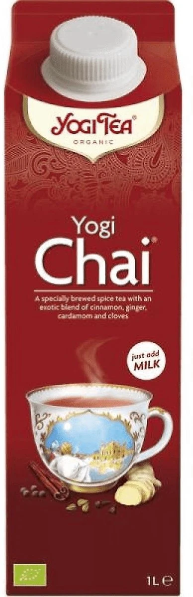 Yogi Tea Barista Chai Classic Voordeelverpakking - 6 X 1 Liter 1 Yogi Tea Barista Chai Classic Voordeelverpakking - 6 X 1 Liter