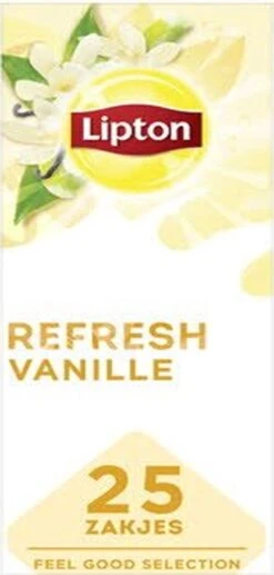 Lipton - Feel Good Selection Zwarte Thee Vanille - 6x 25 Zakjes -Thee Promotie Winkel 573x1200