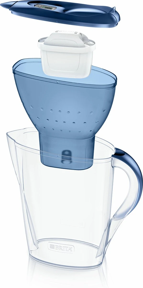 BRITA - Waterfilterkan Marella Cool - Blauw - 2,4L 4 BRITA - Waterfilterkan Marella Cool - Blauw - 2,4L - Afbeelding 4