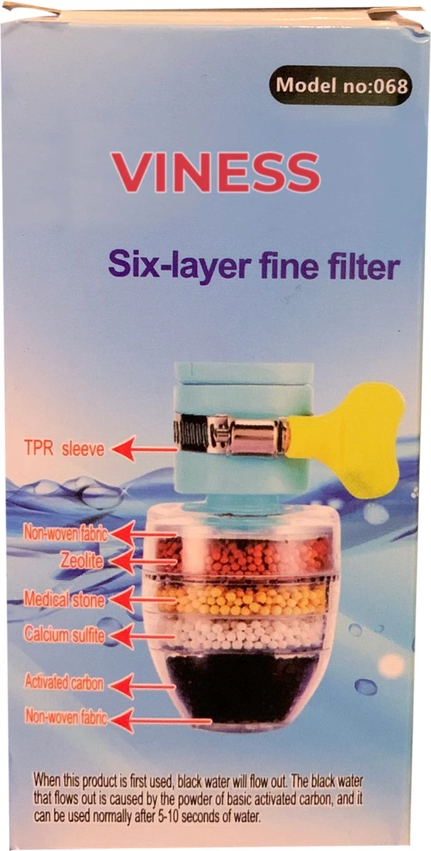 VINESS Waterfilter - Kraanfilter - Drinkwaterfilter - Waterzuivering - Waterbesparend - Duurzaam - Roze 7 VINESS Waterfilter - Kraanfilter - Drinkwaterfilter - Waterzuivering - Waterbesparend - Duurzaam - Roze - Afbeelding 7