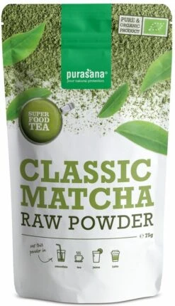 Purasana Matcha Classic Raw Powder 75 Gram 11 Purasana Matcha Classic Raw Powder 75 Gram -Thee Promotie Winkel 690x1200