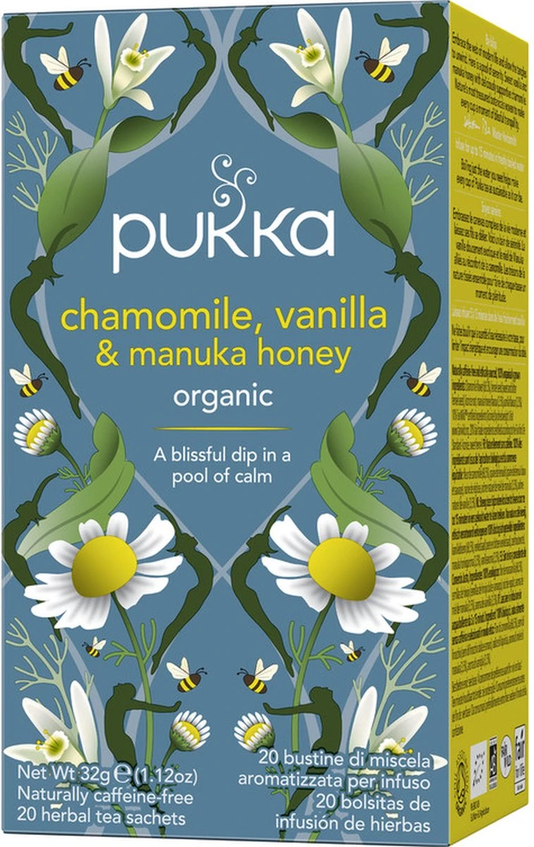 Pukka Chamomile Vanille & Manuka Honing Thee 2 Pukka Chamomile Vanille & Manuka Honing Thee - Afbeelding 2