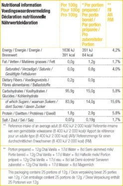 CHALO Vanilla Chai Latte - Indische Vegan Chai - Zwarte Assam Thee - 25 Porties/ 300GR -Thee Promotie Winkel 797x1200