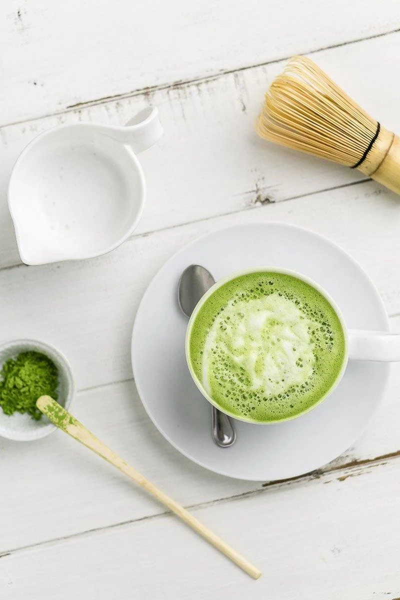 Premium Matcha Thee - 100 Gram - Biologisch Gecertificeerd - Matcha Poeder - Groene Thee - Matcha Thee - 100% Organische Thee - Japans - Matcha Latte - Gratis Verzending 2 Premium Matcha Thee - 100 Gram - Biologisch Gecertificeerd - Matcha Poeder - Groene Thee - Matcha Thee - 100% Organische Thee - Japans - Matcha Latte - Gratis Verzending - Afbeelding 2