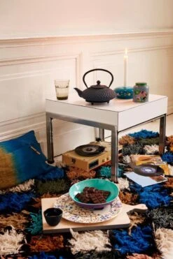 Bredemeijer - Theepot Xilin 1,25L Gietijzer Blauw 16 Bredemeijer - Theepot Xilin 1,25L Gietijzer Blauw -Thee Promotie Winkel 800x1200 7