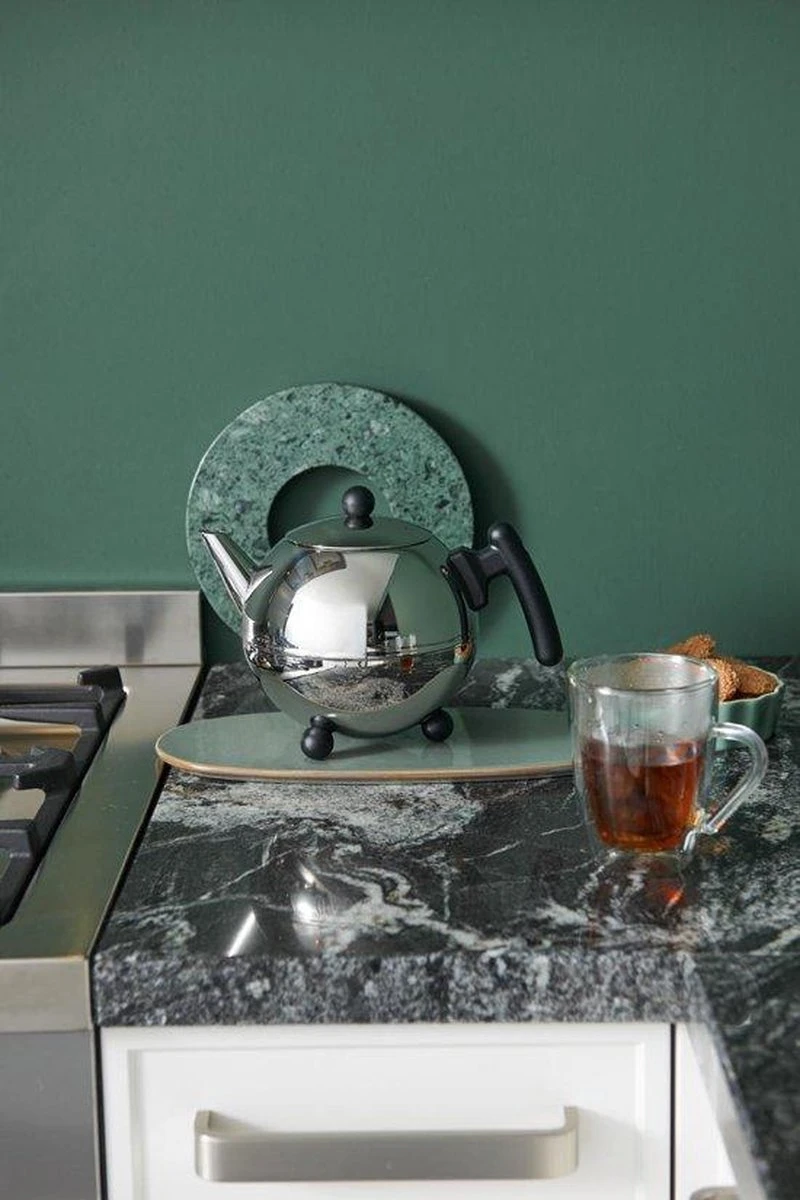 Bredemeijer - Theepot Bella Ronde 1,2L Zwart Beslag - Dubbelwandig 2 Bredemeijer - Theepot Bella Ronde 1,2L Zwart Beslag - Dubbelwandig - Afbeelding 2